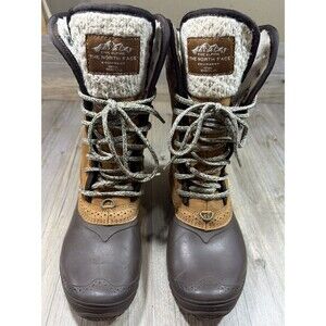 The North Face Women's Shellista II Boots Brown Leather Waterproof 7 M